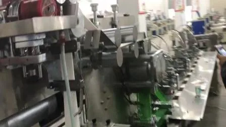 Высокоэффективная печатная машина для складывания и резки салфеток Машина для упаковки посуды