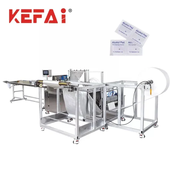 Kefai Чистящая машина для упаковки спиртовых тампонов Машина для производства спиртовых влажных салфеток
